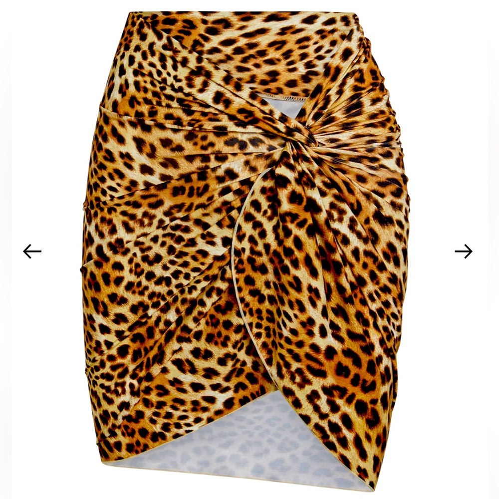 Monday Swimwear ANDROS MINI SARONG - MARBLED JAGUAR